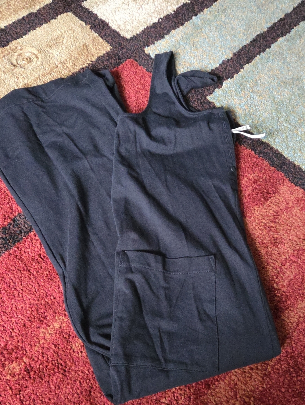 Soma Black Jumpsuit Romper with Pocket